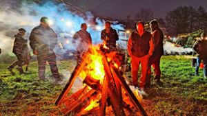 Mahnfeuer  und Protest – „eine dicke Ohrfeige“ für Landwirte