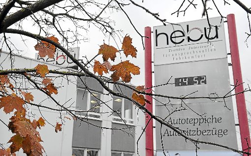 Die Mitarbeiter der Firma Hebu müssen weiterhin um ihre Arbeitsplätze  bangen. Die Verhandlungen zwischen Betrieb und Betriebsrat dauern an. Foto: Hopp