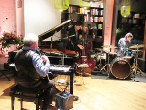 Das Trio Accordion Affairs spielt  im Rahmen des Bergstadtsommers im  Restaurant Feinwerk Jazz. Foto: Schuster Foto: Schwarzwälder Bote