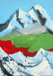 Gebirge heißt dieses Werk des jungen Künstlers Justus Bräutigam. Foto: Galerie Foto: Schwarzwälder-Bote