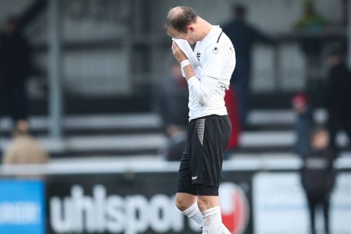 Auch Tobias Weißhaar war nach dem Spiel enttäuscht. Foto: Marc Eich