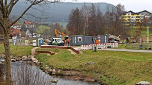 Neue Bauarbeiten in Baiersbronn gestartet: Die Gartenschau wird immer sichtbarer