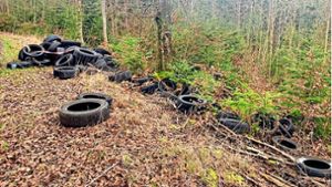 Im Killbergwald Nagold: Besonders dreister Fall  der wilden Müllentsorgung