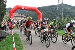 78 Erwachsene und 22 Kinder nahmen am fünften Nill-Bike-Bergrennen teil. Der RSV Fischerbach freut sich über die Akzeptanz des Rennens.  Foto: Störr