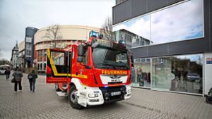 Feuerwehreinsatz im Schwenninger C&A