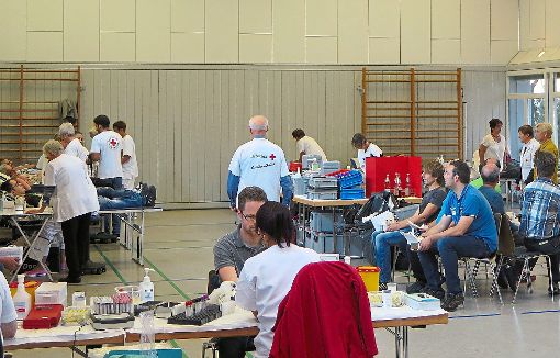 Die Bereitschaft im Kreis Rottweit ist sehr gut: Auch in Schiltach spenden viele Menschen ihr Blut.  Foto: Herzog Foto: Schwarzwälder-Bote