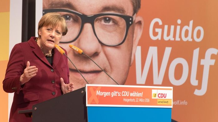 Angela Merkel verteidigt bei Wahlkampfabschluss Flüchtlingskurs 