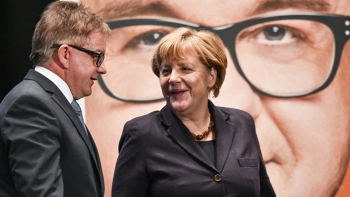Merkel fordert offensiven CDU-Wahlkampf