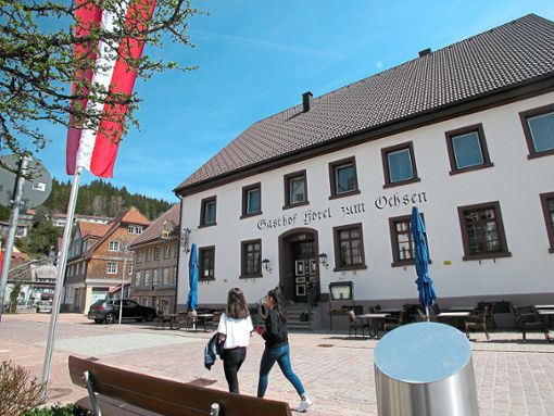 Direkt am Marktplatz liegt das Hotel Ochsen.  Foto: Liebau Foto: Schwarzwälder Bote