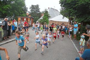 Nächstes Jahr wird es am Dorffest wieder einen Bambini-Lauf geben.  Foto: Schimkat Foto: Schwarzwälder Bote