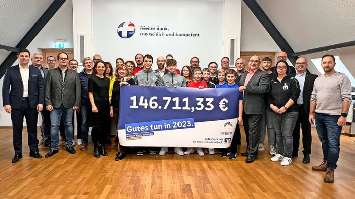 Volksbank im Kreis Freudenstadt unterstützt Vereine und Institutionen