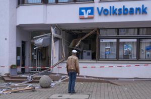 Immenser Schaden: So sieht es aus, wenn ein Geldautomat gesprengt wurde. Foto: Lück