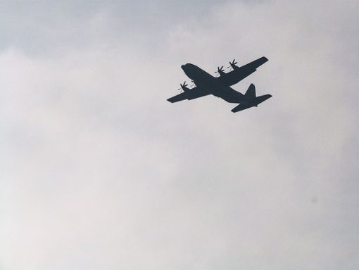 Die Lockheed C-130 Hercules wird von vier Turboprop-Triebwerken angetrieben. Foto: Bernklau
