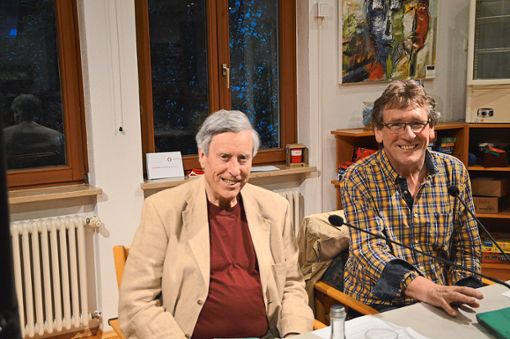 Günther Bentele (links) und Wolfgang Tuffentsammer unterhielten die Besucher bestens.  Foto: Anton Foto: Schwarzwälder Bote