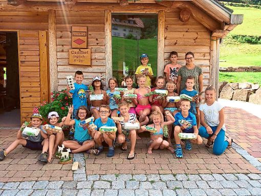 Viel Spaß hatten die Kinder bei der erlebnisreichen Woche im Waldkulturhaus. Foto: Krämer Foto: Schwarzwälder-Bote