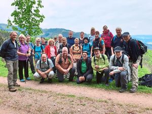 Wanderer des Schwarzwaldvereins Bad Liebenzell sind  im Prech- und Elztal um südlichen Schwarzwald unterwegs gewesen.  Foto: Verein Foto: Schwarzwälder Bote