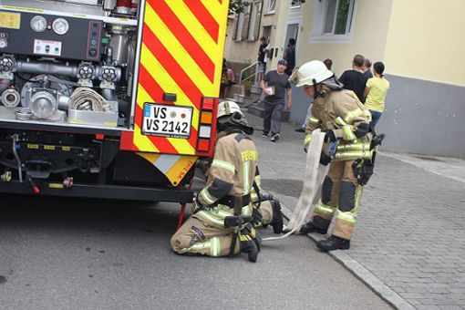 Schwenningen in der Karlstraße Küchenbrand. Foto: Bartler-Team