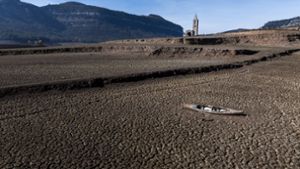 Ausgetrockneter Stausee in Spanien: Der abgelaufene März war weltweit der heißeste seit Beginn der Aufzeichnungen. Foto: dpa/Emilio Morenatti
