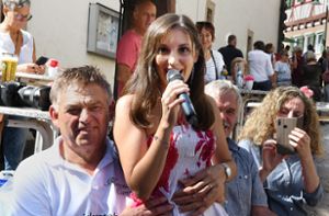 Marcella Carin ist auch in Horb ein wahrer Publikumsliebling – eine passende Sängerin für Unsere Stadt feiert. Foto: Hopp