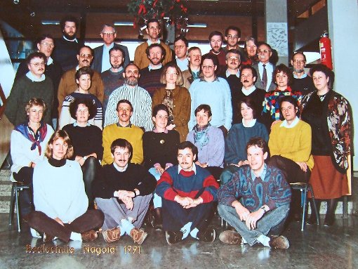 Das Lehrerkollegium der CHR Nagold aus dem Jahr 1991. Foto: CHR Foto: Schwarzwälder-Bote