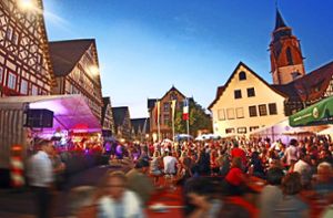 Live-Musik gibt es beim Stadtfest auf den Bühnen vor dem Rathaus und auf dem Kirchplatz. Foto: Olaf Salm