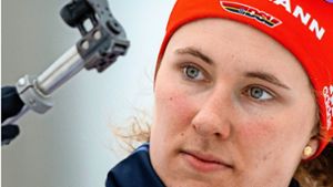 Janina Hettich-Walz beendete mit dem 13. Rang im Verfolger die Weltcup-Tage in Östersund. Foto: Hendrik Schmidt