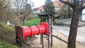Der Spielplatz in der Fleckengasse in Zepfenhan soll ­konzeptionell verändert werden. Foto: Schmidt
