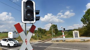 Bahnübergang in Talheim hat wieder automatische Blinkanlage