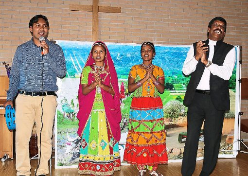 Viele Informationen über Indien gab es im evangelischen Gemeindehaus.  Foto: Bieberstein Foto: Schwarzwälder-Bote