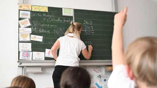 Ab 2026 muss für jedes Grundschulkind in der ersten Klasse eine Ganztagesbetreuung angeboten werden. Foto: dpa/Bernd Weißbrod