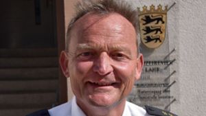 Ingolf Grunwald hat am Donnerstag seinen letzten Arbeitstag als Lahrer Polizeichef Foto: Schabel