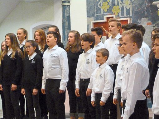 Der Christophorus-Kinderchor beim Auftritt in der Stadtkirche. Foto: Kosowska-Németh Foto: Schwarzwälder Bote