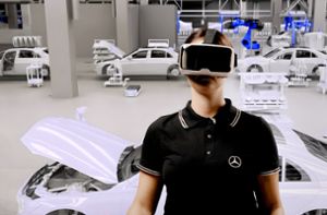 Mercedes-Benz richtet neue Fabriken künftig zuerst in der virtuellen Welt ein. Die Basis bildet die Omniverse-Plattform von Nvidia. Foto: Mercedes-Benz AG