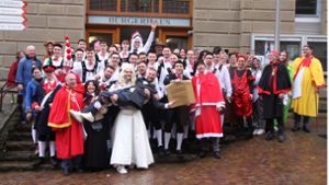 300 Bräutlinge auf den Haigerlocher Marktplatz geladen