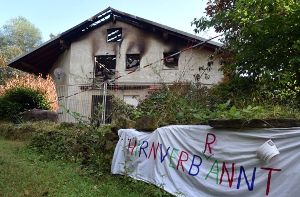 Nach dem Brandanschlag ist die Betroffenheit in Remchingen groß. Foto: dpa