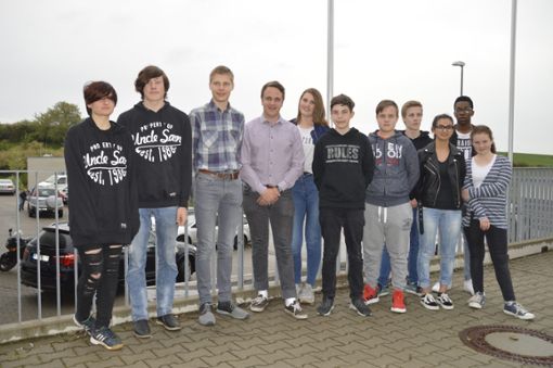 Die zwölf neuen Jugendgemeinderäte von Horb. Foto: Straub