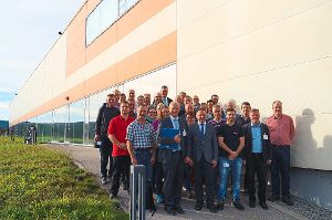 28 Mitglieder der Ausbildungsinitiative Freudenstadt trafen sich bei der Firma L’Orange in Glatten Foto: L’Orange Foto: Schwarzwälder-Bote