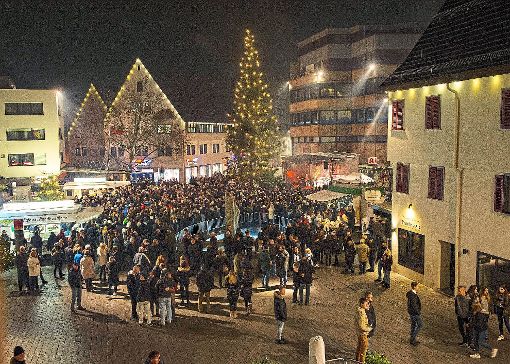 Der Besucherzuspruch bei der jüngsten Silvesterparty auf dem Vorstadtplatz war überschaubar. Foto: Fritsch