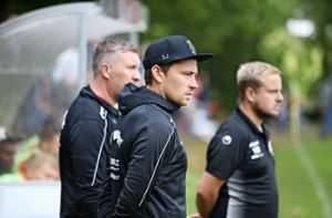 Das Trainerteam des SV Wittendorf war mit der Darbietung seines Teams mehr als zufrieden. Foto: Andy Wagner