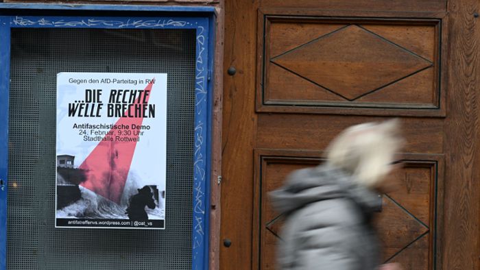Anti-AfD-Plakate stoßen auf Kritik