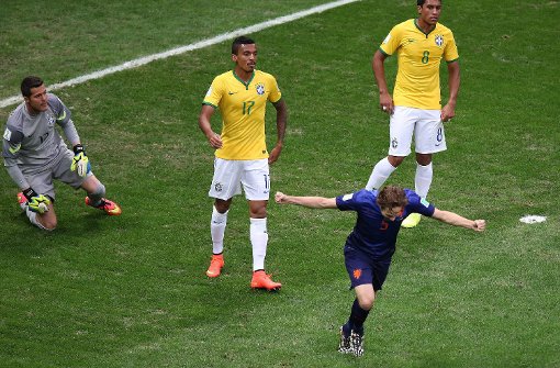 Nach einem 3:0 gegen Brasilien ist die Niederlande WM-Dritter.  Foto: dpa