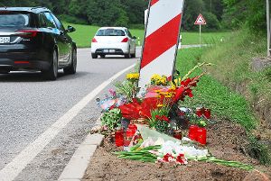 Vor dem Landgericht Tübingen hat der Prozess um den schweren Unfall mit fünf Toten vergangenen August bei Nagold begonnen. Foto: Bernklau