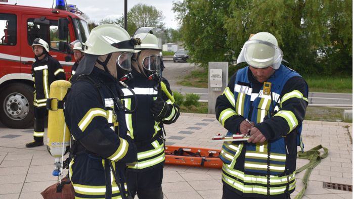 Feuerwehren aus Empfingen und Umgebung üben gemeinsam