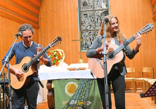 Suzan Baker und Dennis Lüddicke ernteten bei ihrem Konzert lang anhaltenden Beifall.  Foto: Stadler Foto: Schwarzwälder Bote