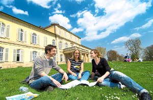 Schöner Campus mit Schloss und Park Foto: Uni Hohenheim