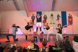 Auf hohe See begeben sich die Mini-Tänzer der NZ Mühlen beim Kindershowtanznachmittag in Göttelfingen. Fotos: Feinler Foto: Schwarzwälder Bote