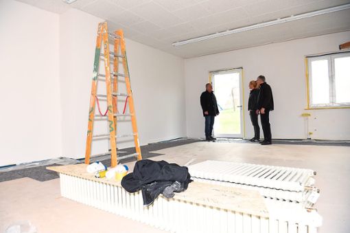 Auf Vordermann gebracht werden die Räumlichkeiten für die Wiedereröffnung des Kindergartens Herzstückle in Zepfenhan. Foto: Nädele