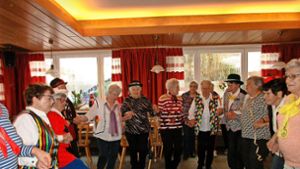 Die DRK-Senioren feiern in Bösingen Fasnet. Foto: Schumacher