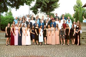 Die Zehntklässler der Realschule feierten gemeinsam ihren Abschluss.  Foto: Wahl Foto: Schwarzwälder Bote