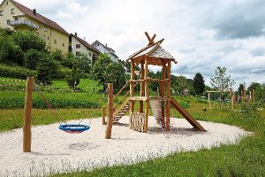 Der Kinderspielplatz am Bach sorgt für einigen Unmut im Ortschaftsrat.  Foto: Fritsch